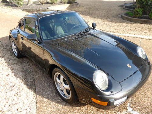 Porsche 911 carrera c2 black/grey interior