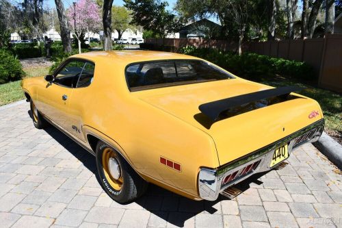 1971 plymouth gtx numbers matching 440 air grabber hood 15,886 actual miles