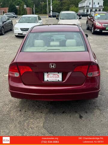 2007 honda civic lx sedan 4d