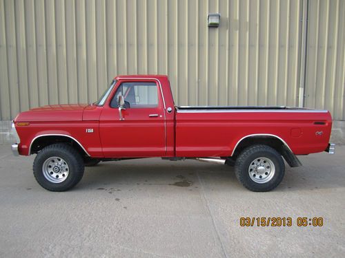 1975 ford f-250 4x4 pickup