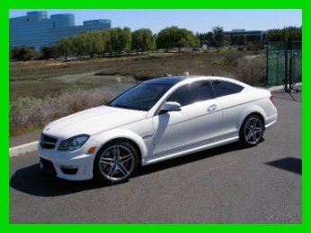 2012 c63 amg coupe wow 11k mi leaving country development pkg lighting keyless