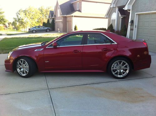 2010 cadillac cts v certified 100k bumper to bumper nav roof recaro loaded