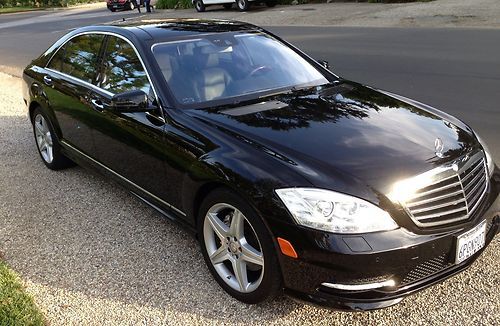 2010 mercedes s550 amg sport package w/24634 miles. every option possible black!