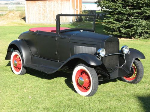 1930 ford model a cabriolet straight window!! rust free and very rare project!!