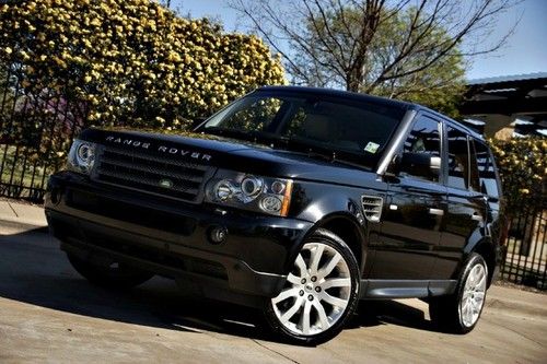 2009 range rover sport navigation sunroof heated seats tv/dvd backup sensors