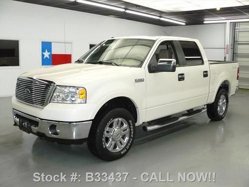 2008 ford f150 4x4 lariat crew sunroof nav rear cam 43k texas direct auto