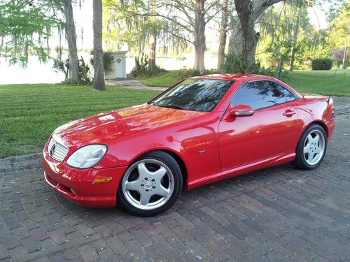 Red slk 230 kompressor sport*xenon*new tires*cd changer*two tone interior