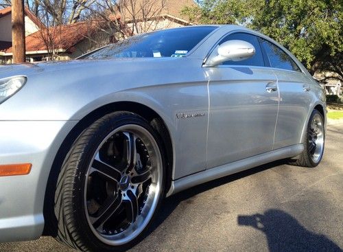 2006 mercedes benz cls 55 amg silver metallic 75,000 miles