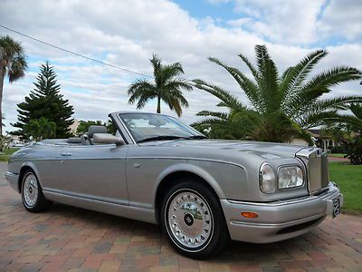 2000 rolls royce corniche florida convertible 26k 359k msrp fully serviced