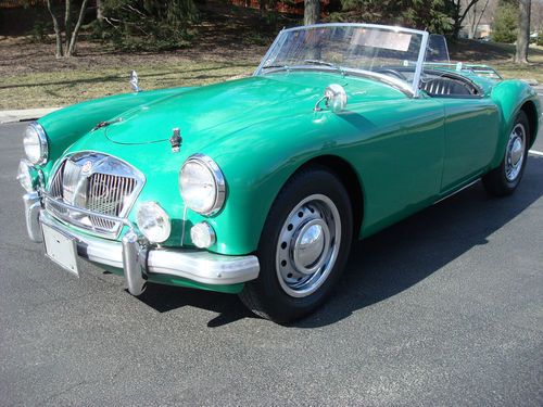 1962 mg mga 1600 mk ii 2 mk 2 runs excellent british racing green 4 spd 61 pics