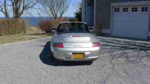 ABSOLUTELY MINT! RARE SILVER 2002 PORSCHE 911 CABRIOLET 2DR CONVERTIBLE LIKE NEW, US $34,990.00, image 4