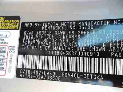 Flawless 2007 Toyota Camry XLE V6 with only 55k miles Leather Moonroof, US $16,995.00, image 19