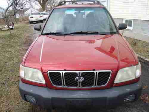 2002 SUBARU FORESTER AWD 5 SPEEDS 4 CYL 2.5L ENGINE GAS SAVER,GREAT CONDITION%%%, image 2