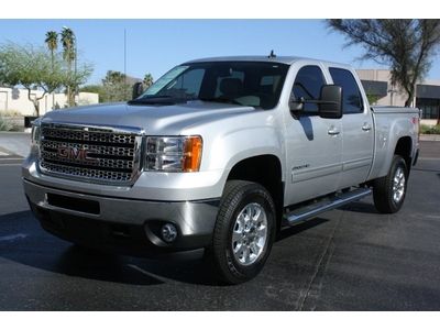 2011 gmc slt sierra 6.6l leather, 4x4, 2500 crew cab, one owner, arizona vehicle