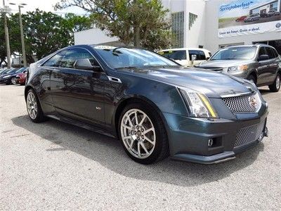 11 cts-v grey florida 1 owner navigation a/c abs active suspension alloy wheels