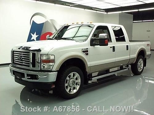 2009 ford f-250 4x4 lariat crew diesel sunroof nav 64k texas direct auto