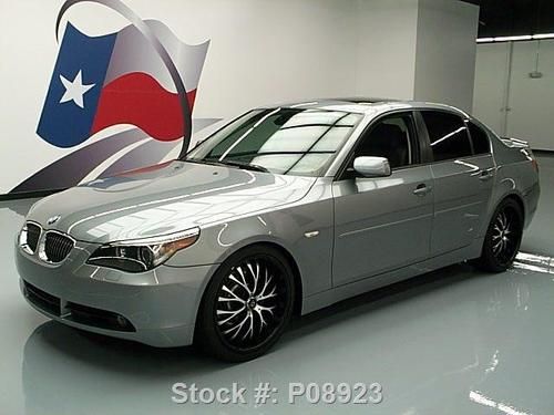 2007 bmw 550i sport sunroof nav hud spoiler 20's 37k mi texas direct auto