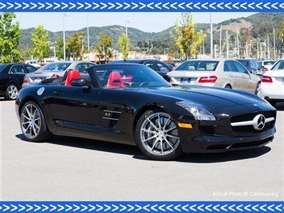 2012 sls amg roadster: offered by mercedes dealer, carbon fiber, bang &amp; olufsen