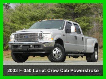 2004 ford f350 lariat 4 door crew 4x4 dually 6.0l powerstroke diesel sun roof