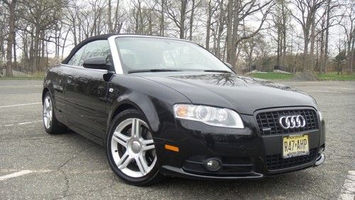 2007 07 audi a4 convertible quattro 2.0 turbo awd cabrio black cabriolet 2.0t