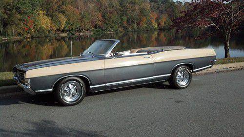 1969 ford fairlane 500  convertible, restored,  69 classic antique muscle car