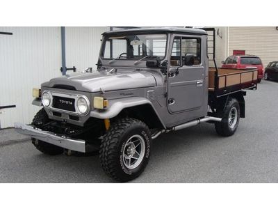 79 fj45 pickup bed 4x4 rhd right hand drive 5 spd frame off restoration new top