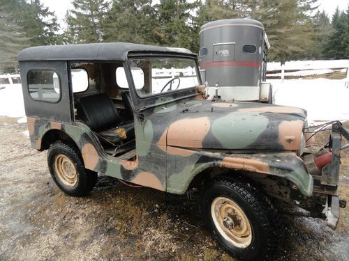 Jeep cj5 hard top and doors,western plow, 6 clynder