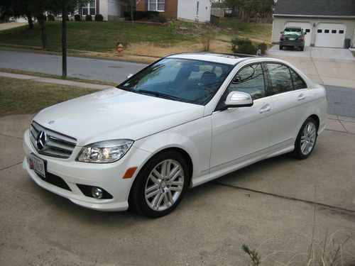 2009 mercedes-benz c300 4matic luxury sedan 4-door 3.0l navigation, no reserve!!