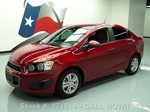 2012 chevy sonic ls sedan automatic cd audio alloys 12k texas direct auto