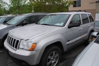 2009 jeep grand cherokee laredo silver/grey cloth 4x4 sunroof no reserve