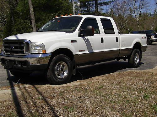 2003 ford f 350 super duty 4x4 crew cab diesil lariat 6.0 litre