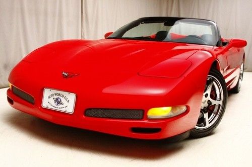 We finance!! 1998 chevrolet corvette rwd bosesound convertible foldingheadlamps