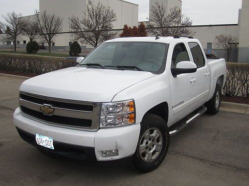 White, automatic, tan leather interior 2007 chevrolet silverado 1500 5.3l v8 eng