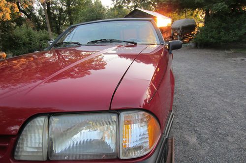 No reserve   1988 ford mustang lx 2.3l over head cam 3 spd automatic  no reserve