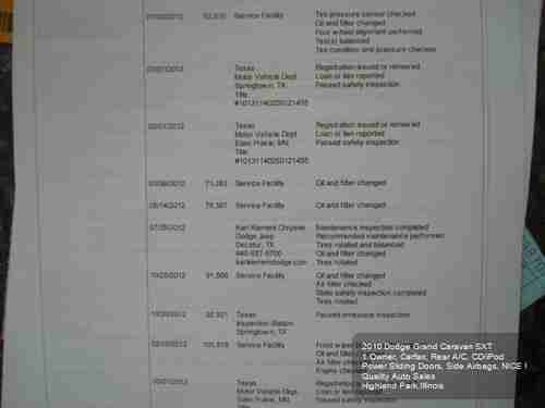 2010 DODGE GRAND CARAVAN SXT 1OWNER CARFAX STOW N GO POWER DOORS CD/iPOD REAR AC, US $9,975.01, image 11