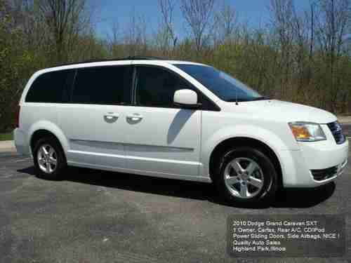 2010 DODGE GRAND CARAVAN SXT 1OWNER CARFAX STOW N GO POWER DOORS CD/iPOD REAR AC, US $9,975.01, image 14