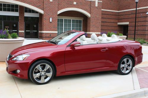 2010 lexus is350 c convertible 2-door 3.5l