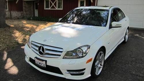 2012 mercedes benz c250 sport sedan w/ 100k mi factory warranty