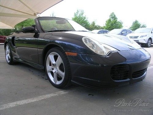 2004 turbo cabriolet atlas grey/black 6-speed  low miles l@@k!