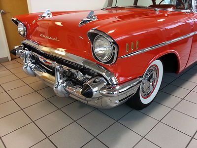 1957 Bel Air Power Pak #s match Stunning look100photos, image 10