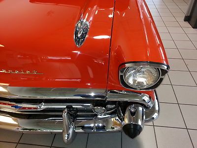 1957 Bel Air Power Pak #s match Stunning look100photos, image 11