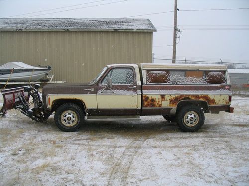 1979 chevrolet k20 cheyenne cab &amp; chassis 2-door 5.7l