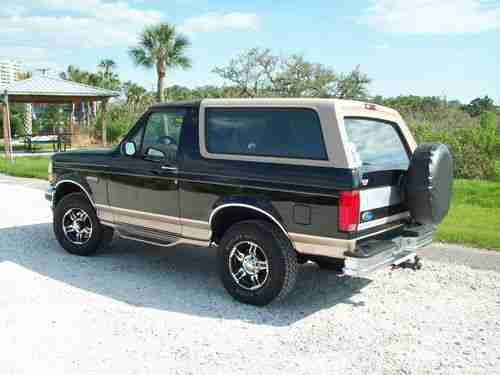 1996 Ford Bronco Eddie Bauer Sport Utility 2-Door 5.8L, image 2
