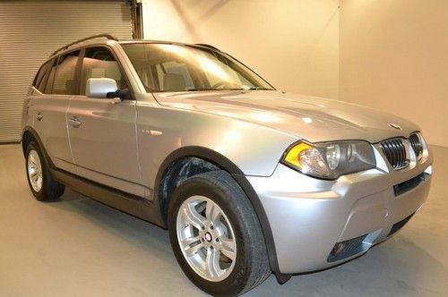 2006 bmw x3 3.0i awd suv auto sunroof power leather cd keyless clean carfax