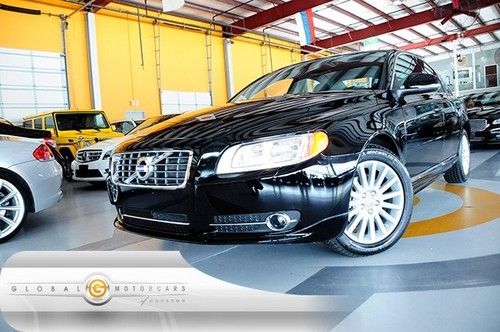 12 volvo s80 3.2l v6 1-owner 7k moonroof f/r-heated-seats fogs alloys