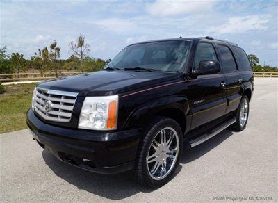 Florida 2002 cadillac escalade all wheel drive 4x4 suv clean carfax 6.0l v8