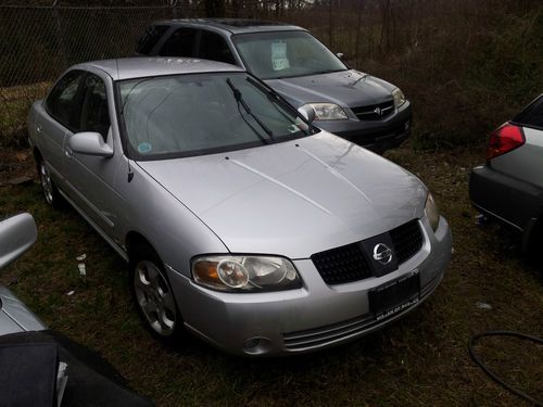 2006 nissan sentra base sedan 4-door 1.8l no reserve salvage mv-907a flood