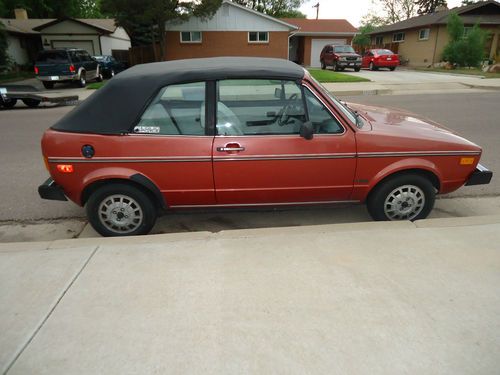 1981 volkswagen rabbit convertible base convertible 2-door 1.7l