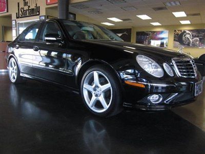 2008 mercedes benz e550 black navigation sun roof
