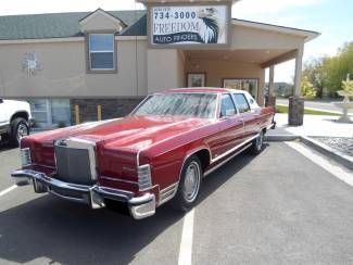 Clean autocheck red automatic 4 door sedan low miles a/c cloth interior